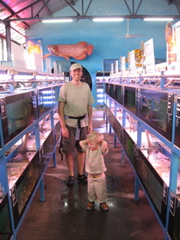 Aidan in aisle