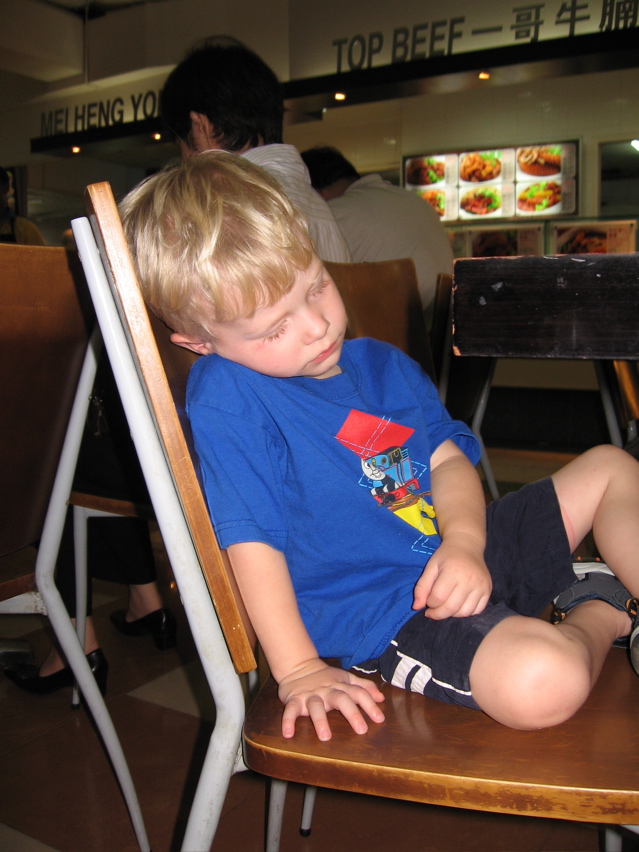 Aidan sleeps