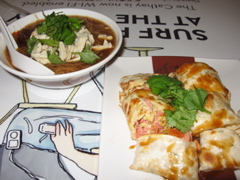 Oyster Mee Sua and Crepe